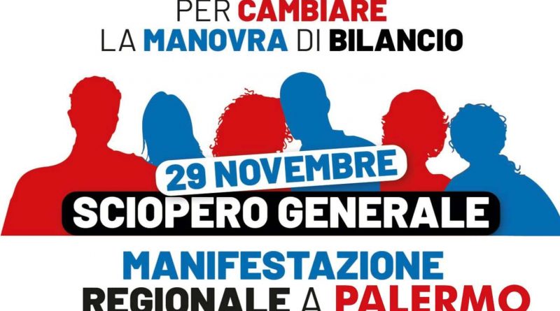 29 novembre giornata di sciopero e di mobilitazione